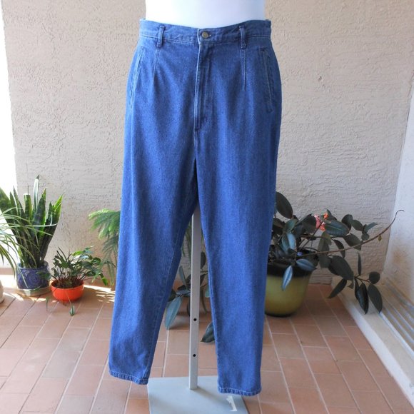 đź’•VINTAGE DOCKERS High Waisted Denim Trousers - Picture 2 of 6